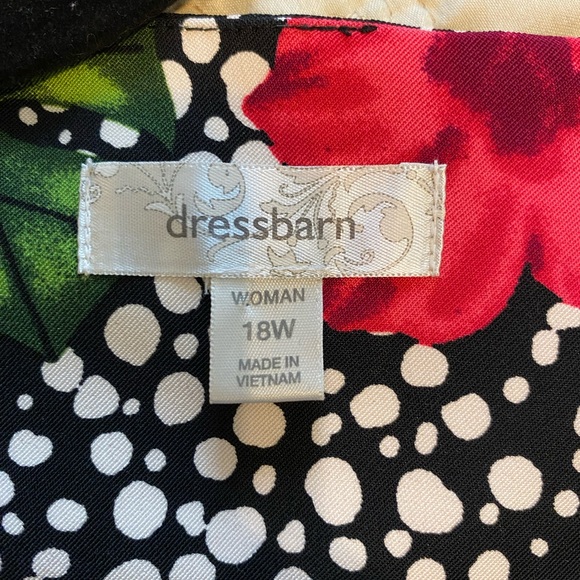 Dress Barn Hawaiian Print Sleeveless Dress - Picture 3 of 14